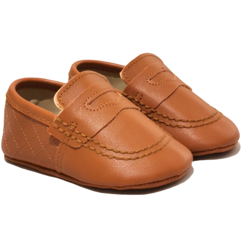 boys tan loafers